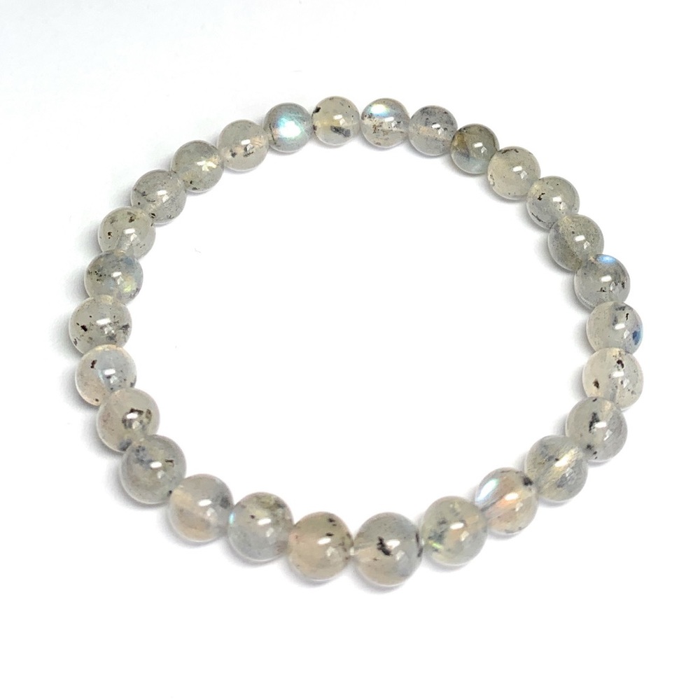 Natural Labradorite Strong Blue Light Bracelet